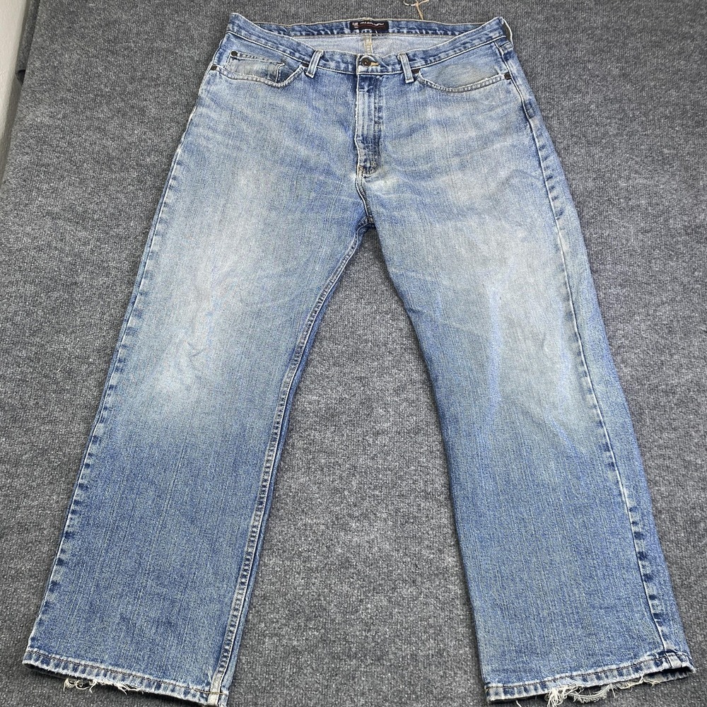 VTG Polo Jeans Co Ralph Lauren Jeans Mens 38x30 Relaxed Blue RL Woodrow Baggy